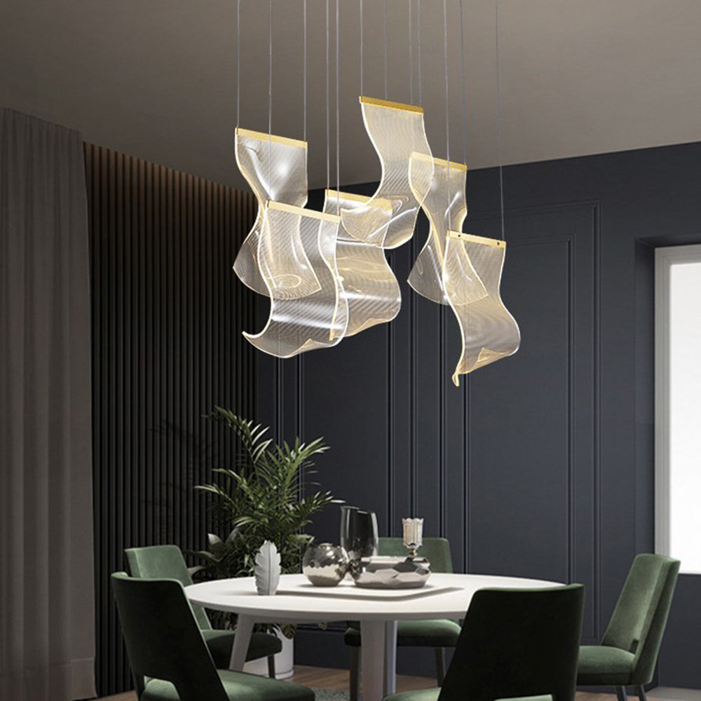 Keldelwren Acrylic Chandelier-Moonnatur