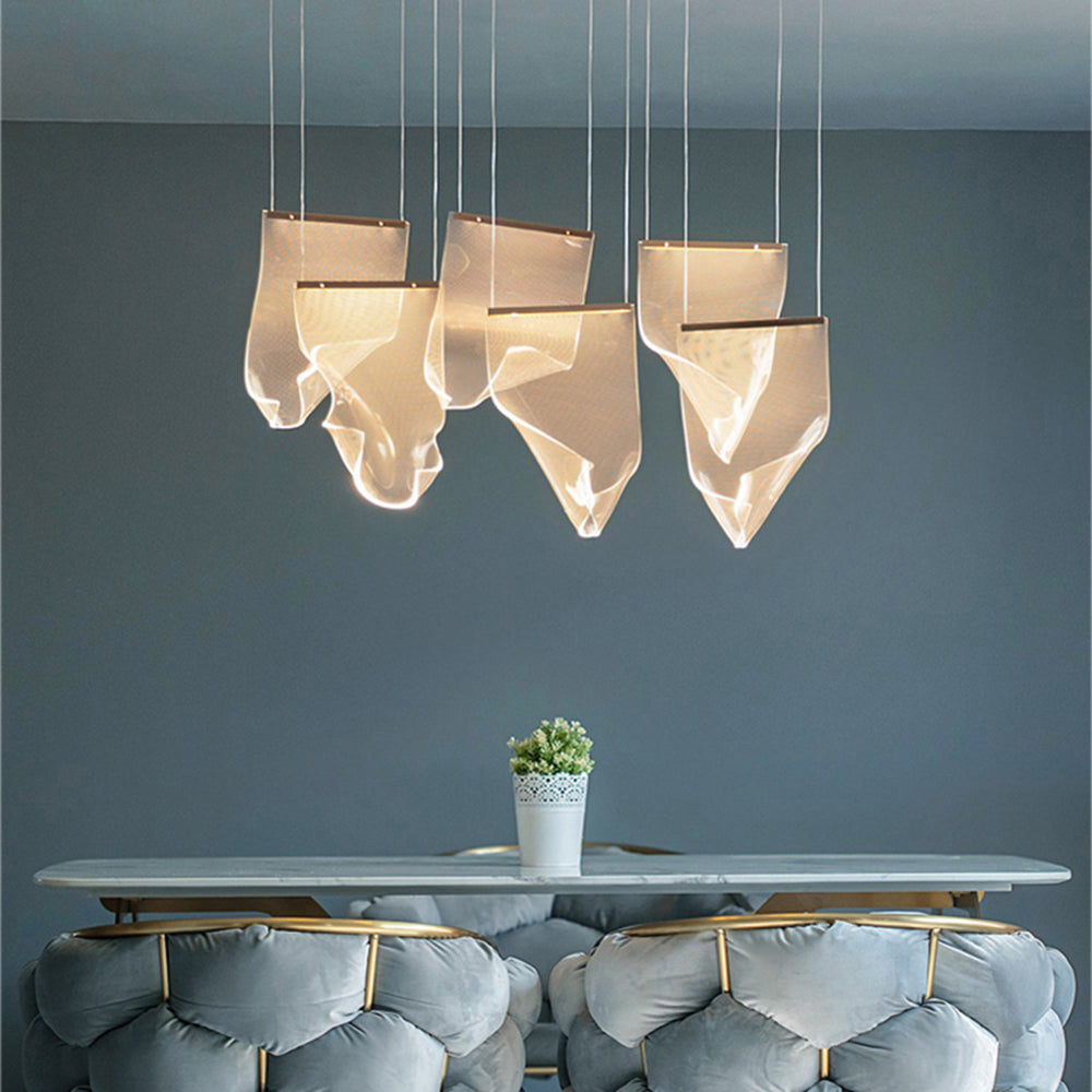 Keldelwren Acrylic Chandelier-Moonnatur