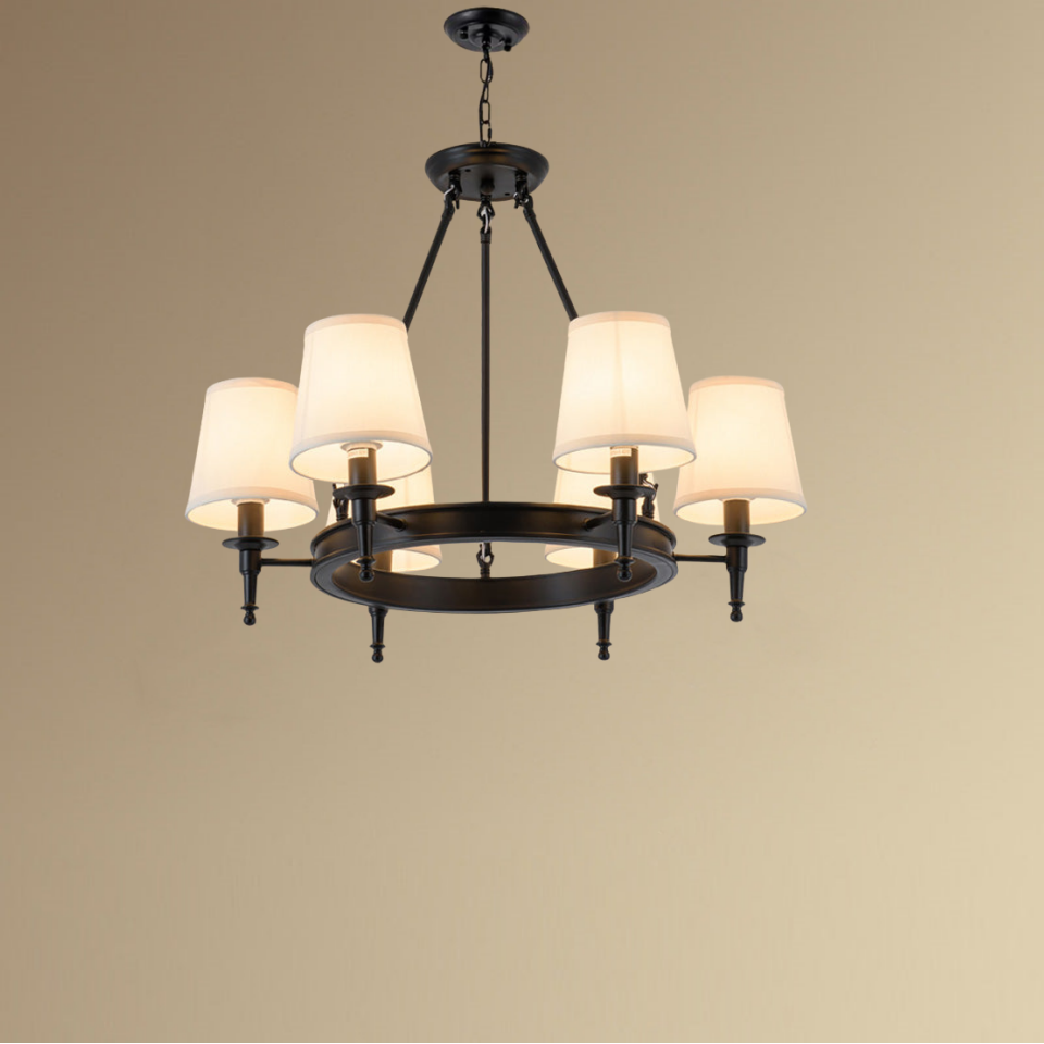 Jorrenoria Fabric Chandelier-Moonnatur