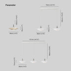 Brenellyn Aluminium Pendant Light-Moonnatur