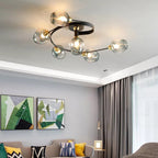 Sardenbrook Glass Ceiling Light-Moonnatur