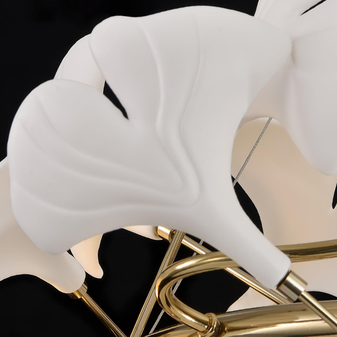 Erlenenora Ceramic Chandelier-Moonnatur