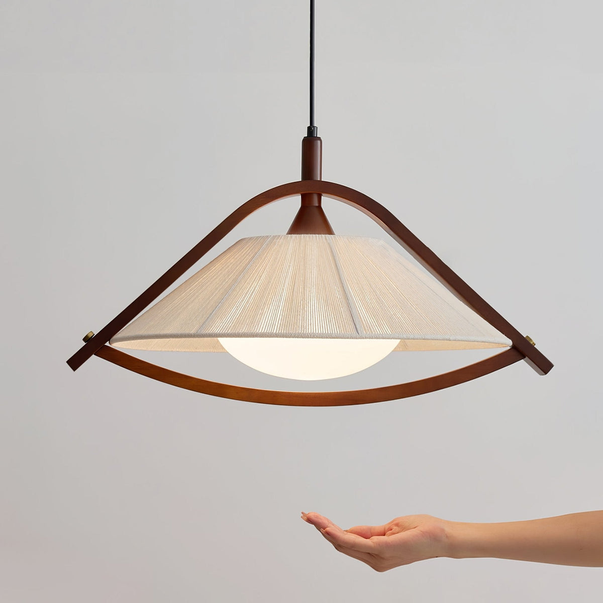 Ulvenenis Fabric Pendant Light-Moonnatur