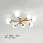 Baldenwynne Glass Ceiling Light-Moonnatur