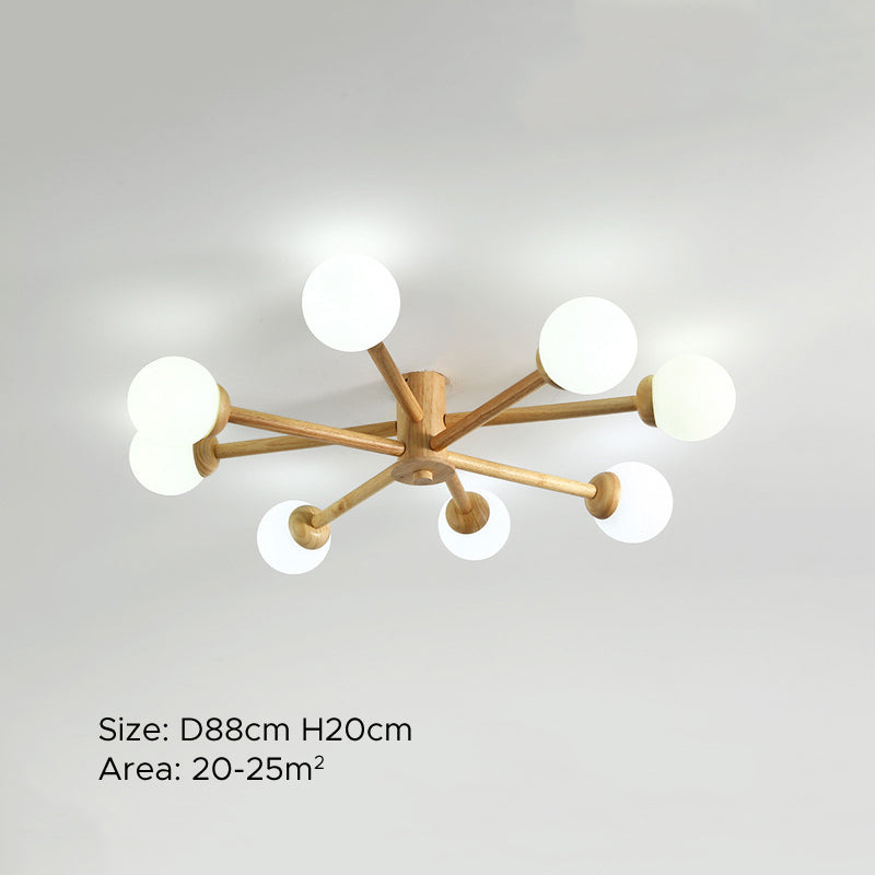Baldenwynne Glass Ceiling Light-Moonnatur