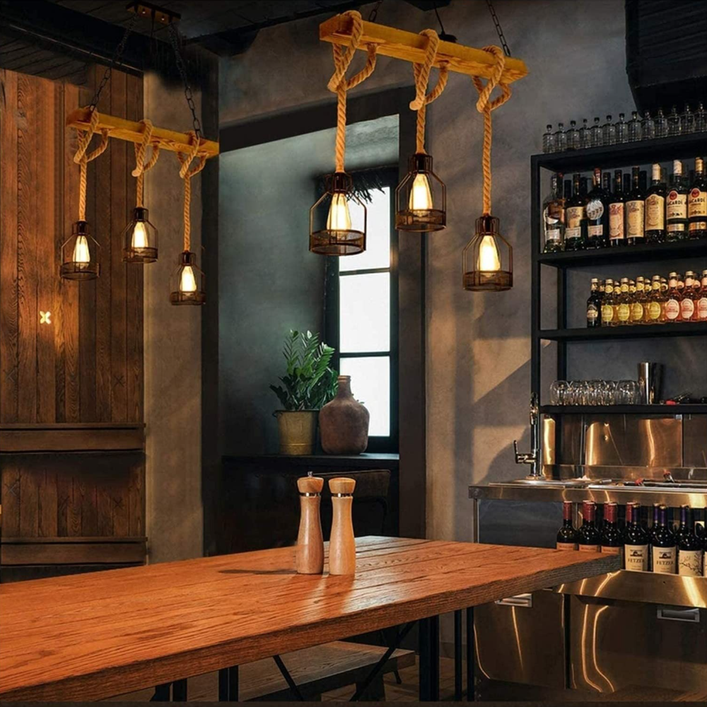 Tardenelia Rope Pendant Light-Moonnatur