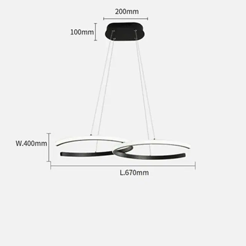 Erlenfern Aluminium Pendant Light-Moonnatur