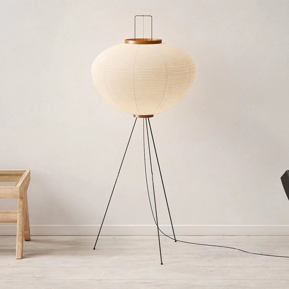 Weldeneth Rice Paper Floor Lamp-Moonnatur