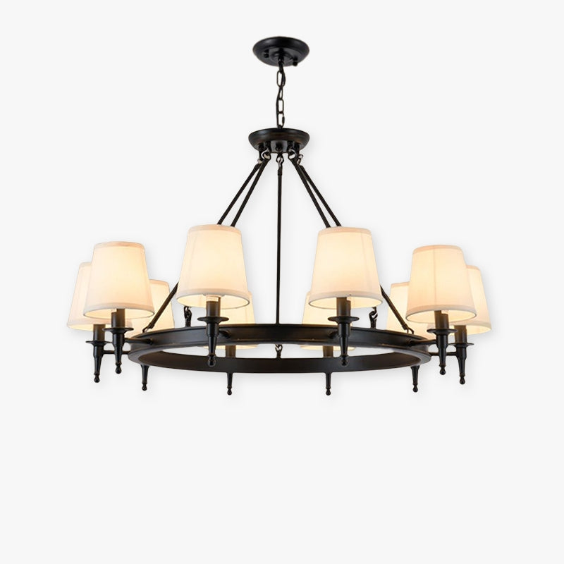 Jorrenoria Fabric Chandelier-Moonnatur