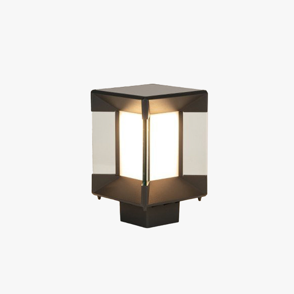 Savenmoss Glass Post Light-Moonnatur