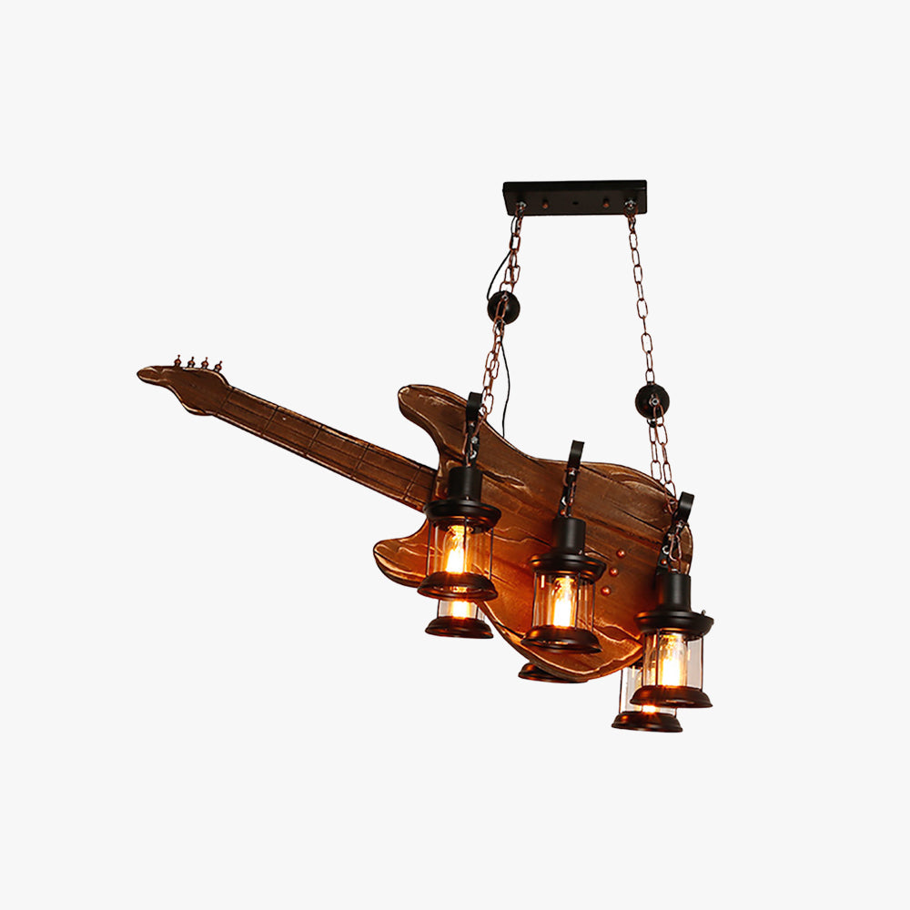 Urenwren Pine Wood Pendant Light-Moonnatur