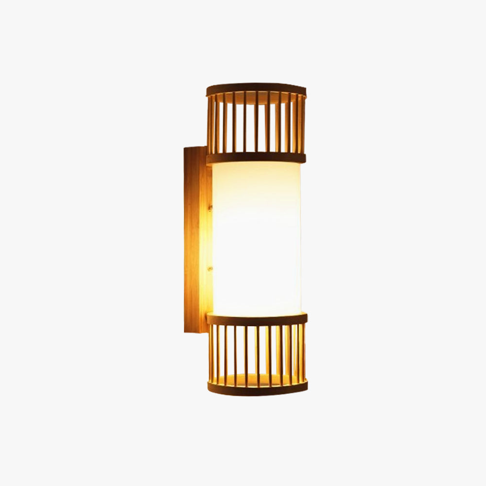 Hatherenna Rattan Wall Light-Moonnatur