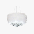 Casterevia Feather Chandelier-Moonnatur