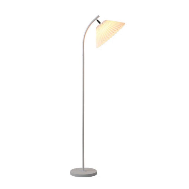 Erlenwood Fabric Floor Lamp-Moonnatur