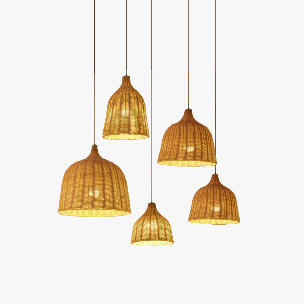 Yarrelaria Bamboo Pendant Light-Moonnatur