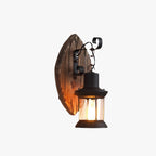 Wilveniel Pine Wood Wall Light-Moonnatur