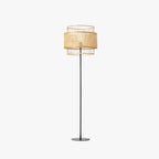 Whitenelia Rattan Floor Lamp-Moonnatur