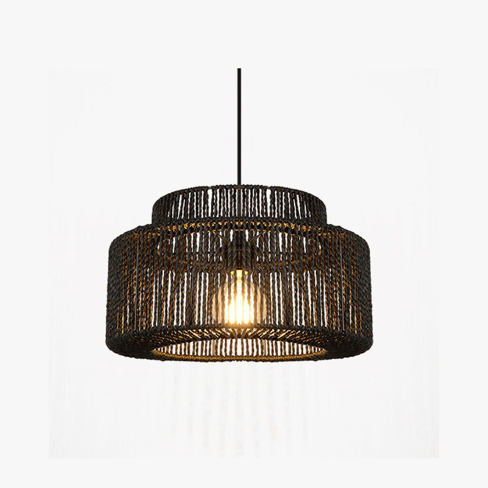 Inverena Rattan Pendant Light-Moonnatur