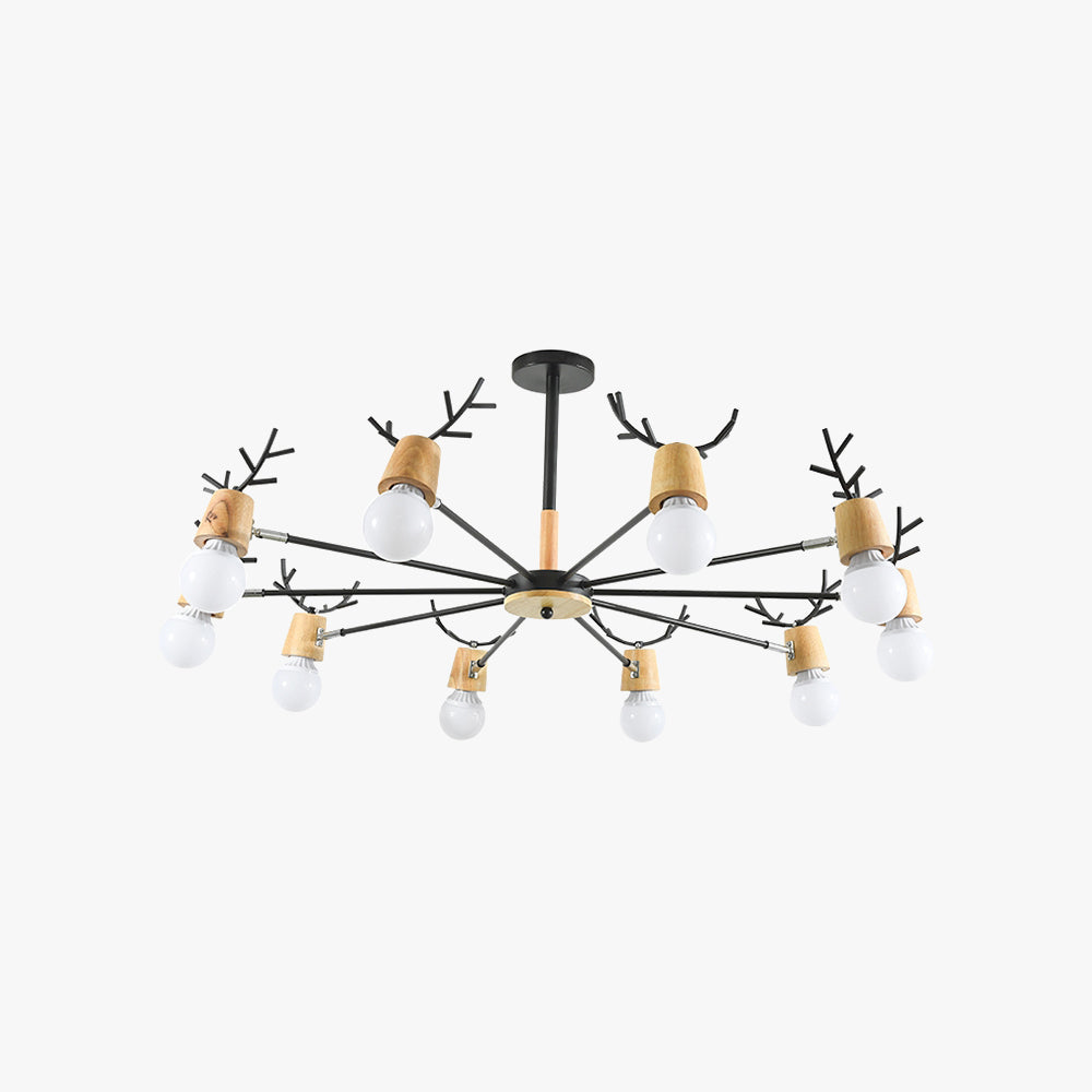 Keldelenna Wood Pendant Light-Moonnatur