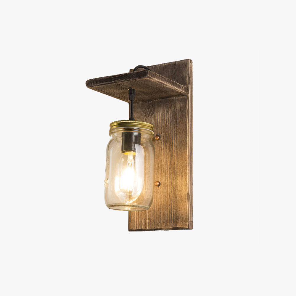 Weldenaria Pine Wood Wall Light-Moonnatur