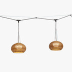 Lovenora Bamboo Pendant Light-Moonnatur