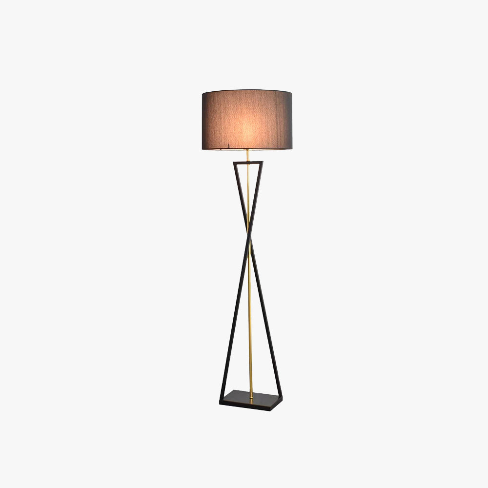 Rovenfield Fabric Floor Lamp-Moonnatur