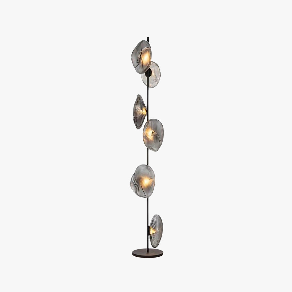 Wardenena Glass Floor Lamp-Moonnatur