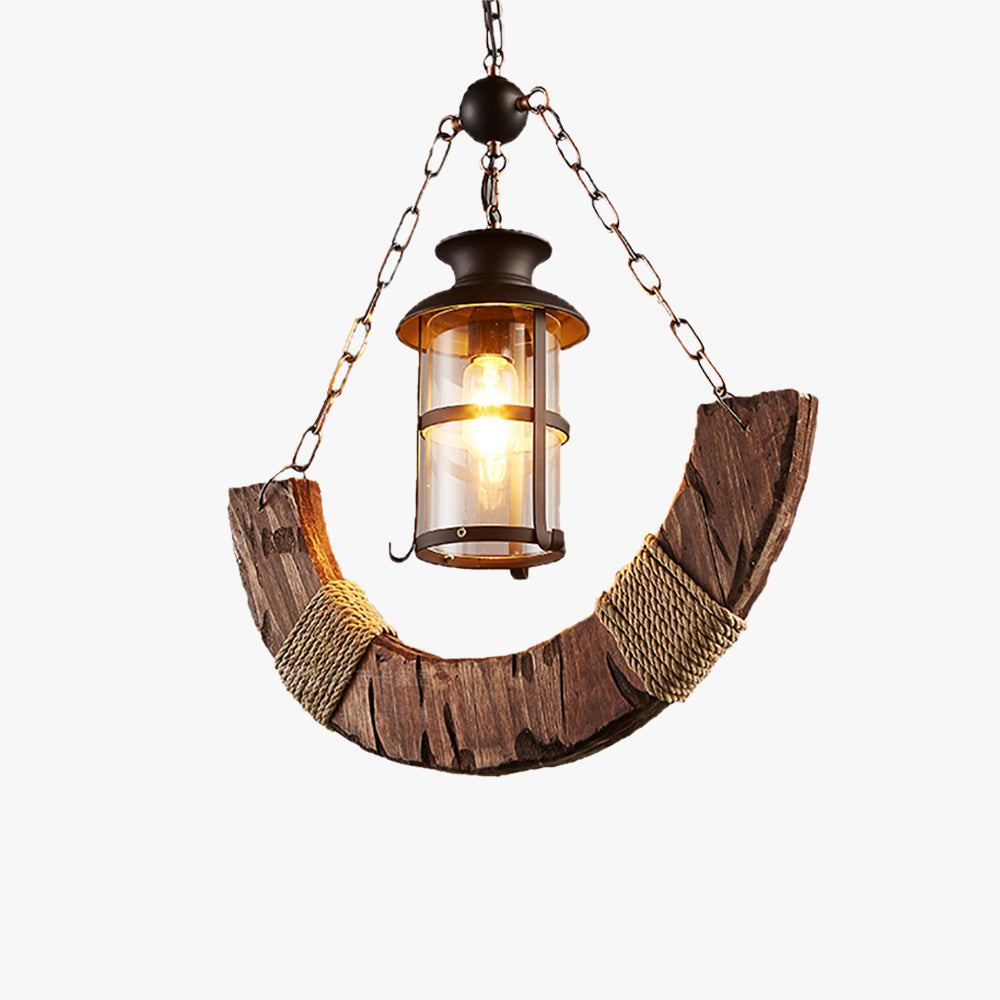 Valdenrose Pine Wood Pendant Light-Moonnatur