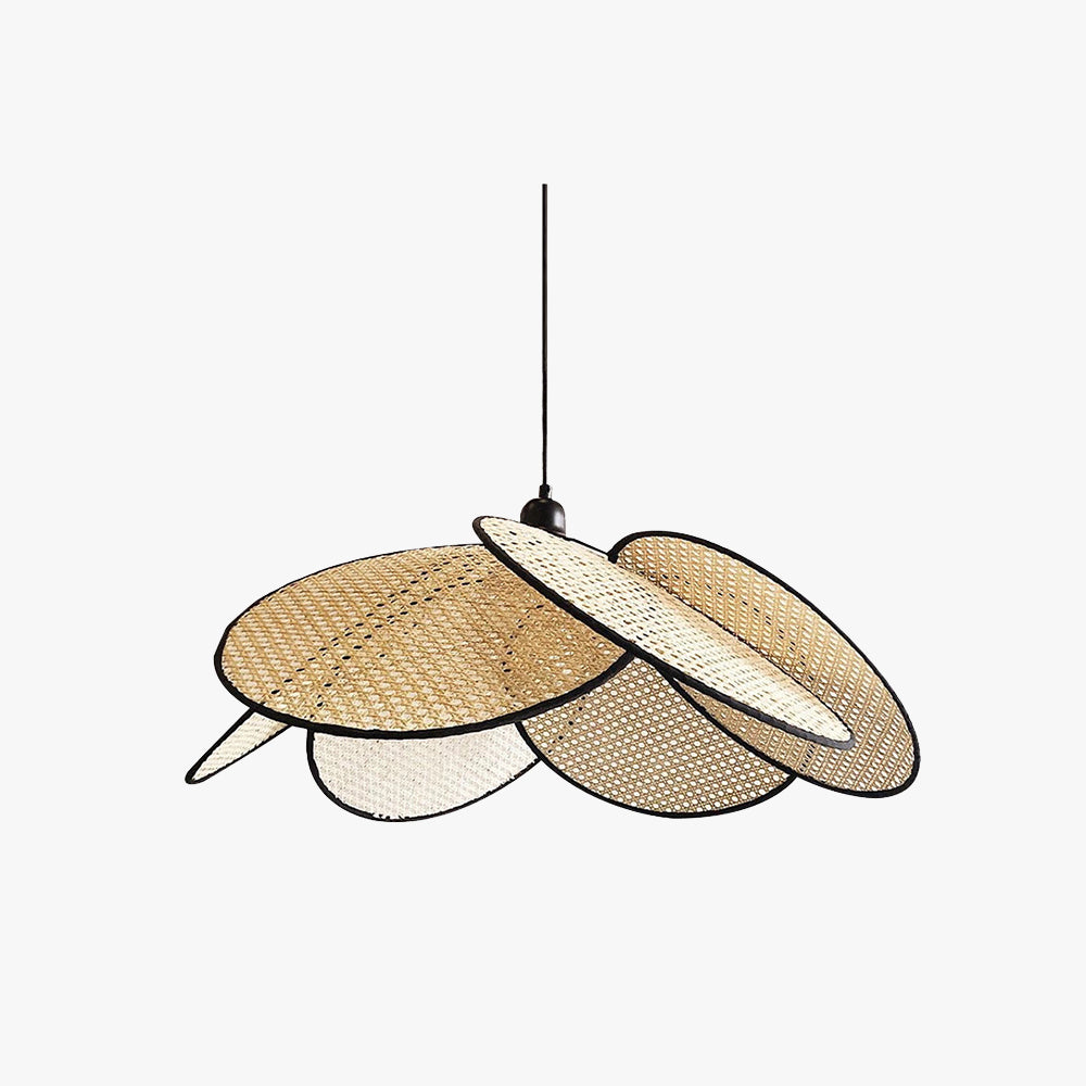 Norrelvale Rattan Pendant Light-Moonnatur