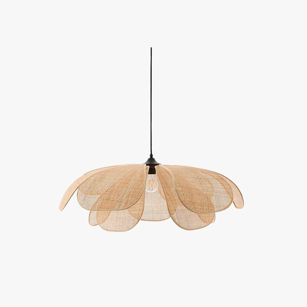 Aiko Handmade Pendant Light, Rattan/Willow Weave - Neutralighting