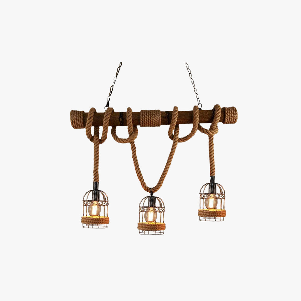 Erlenheath Wood Pendant Light-Moonnatur