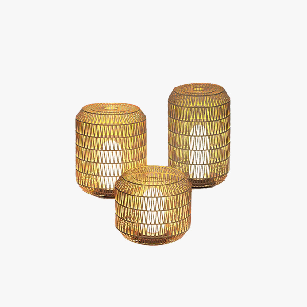 Lathenwynne Rattan Floor Lamp-Moonnatur