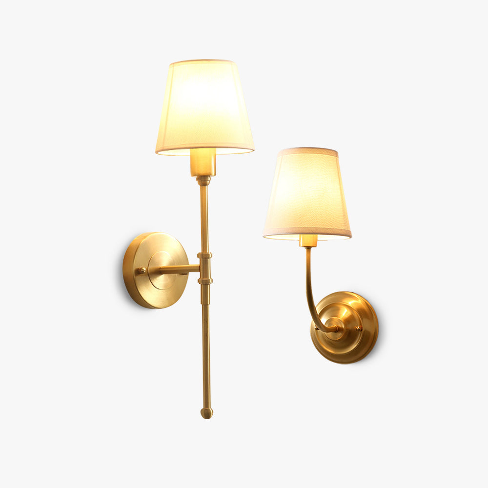 Haldelenna Fabric Wall Light-Moonnatur