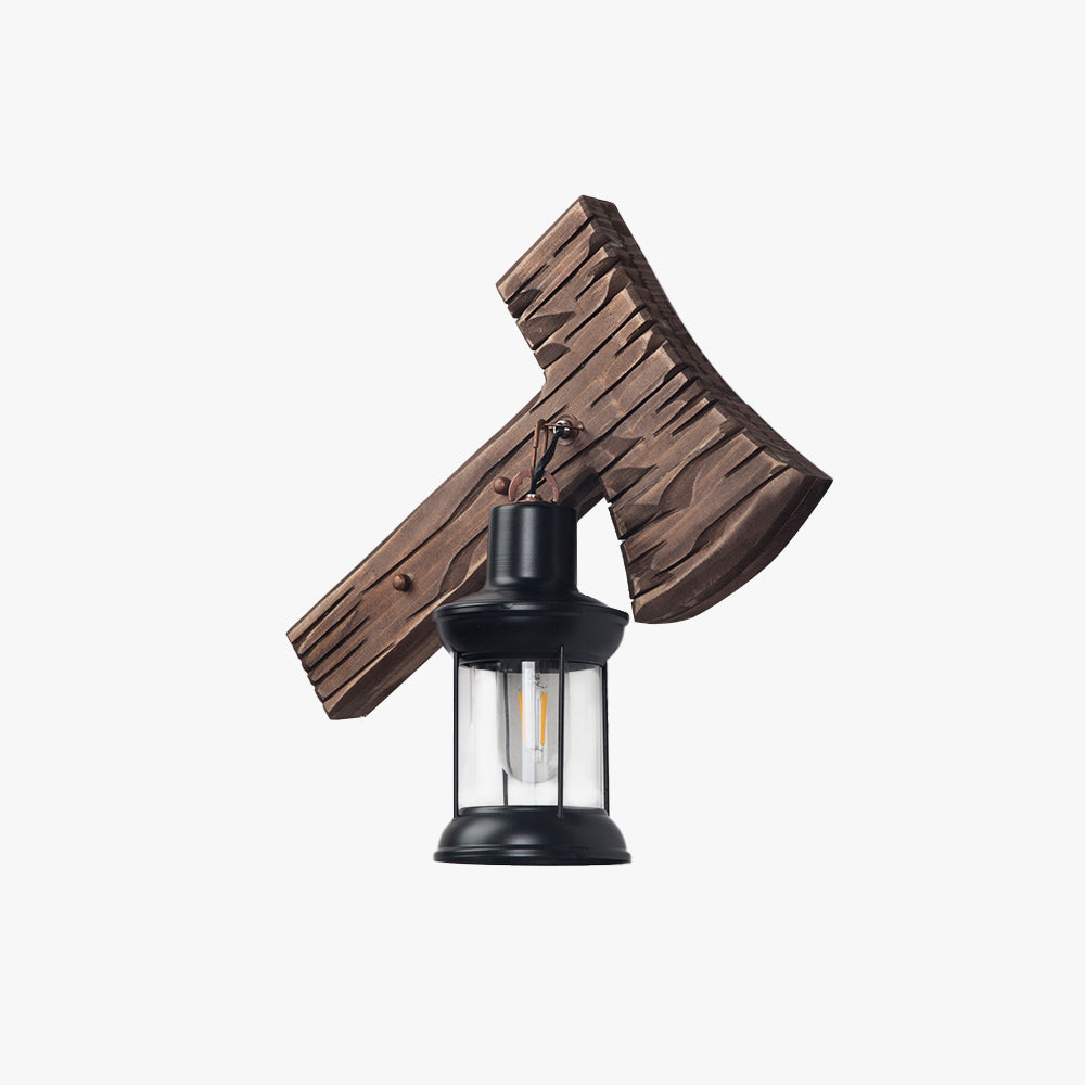 Woldenina Pine Wood Wall Light-Moonnatur