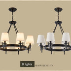 Jorrenoria Fabric Chandelier-Moonnatur
