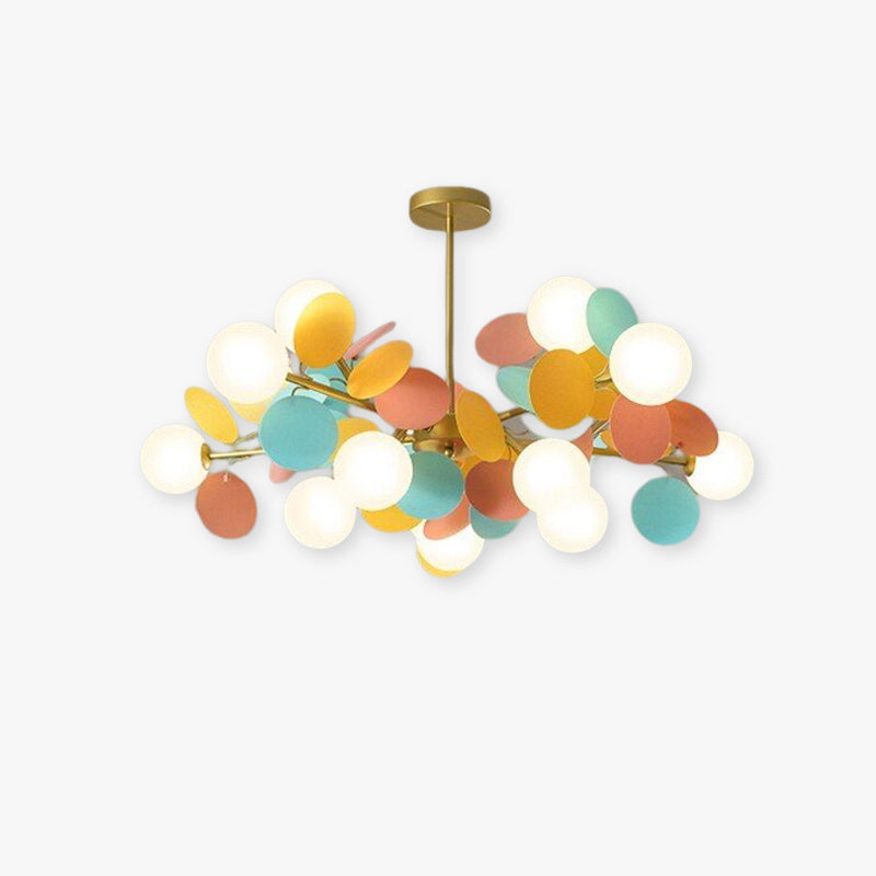 Faldenley Glass Chandelier-Moonnatur