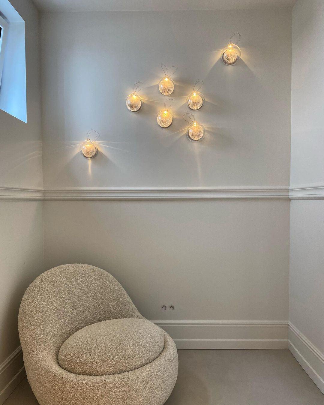 Fennune Glass Wall Light-Moonnatur
