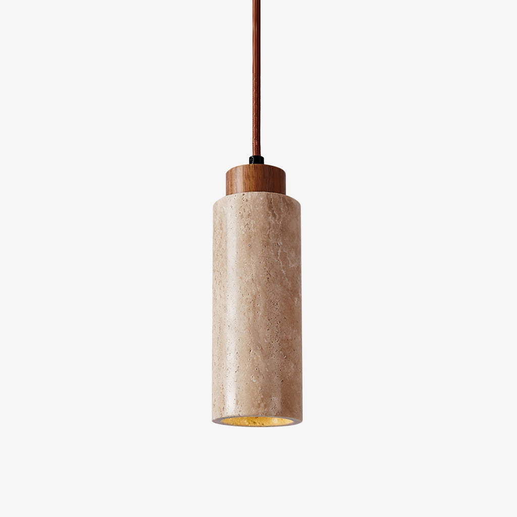 Ambelholm Travertine Pendant Light-Moonnatur