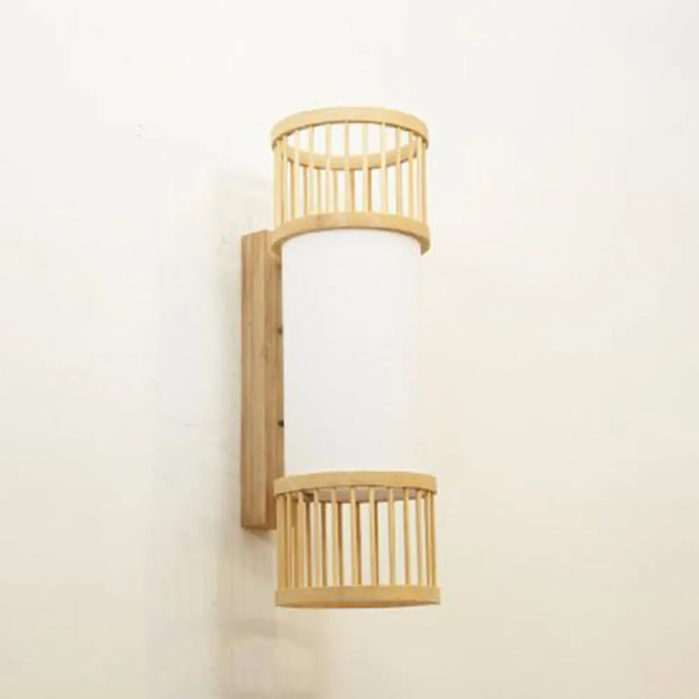 Hatherenna Rattan Wall Light-Moonnatur