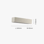 Pardencove Cement Wall Light-Moonnatur