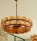 Iveria Glass Chandelier-Moonnatur