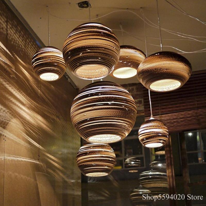 Corenvale Paper Pendant Light-Moonnatur