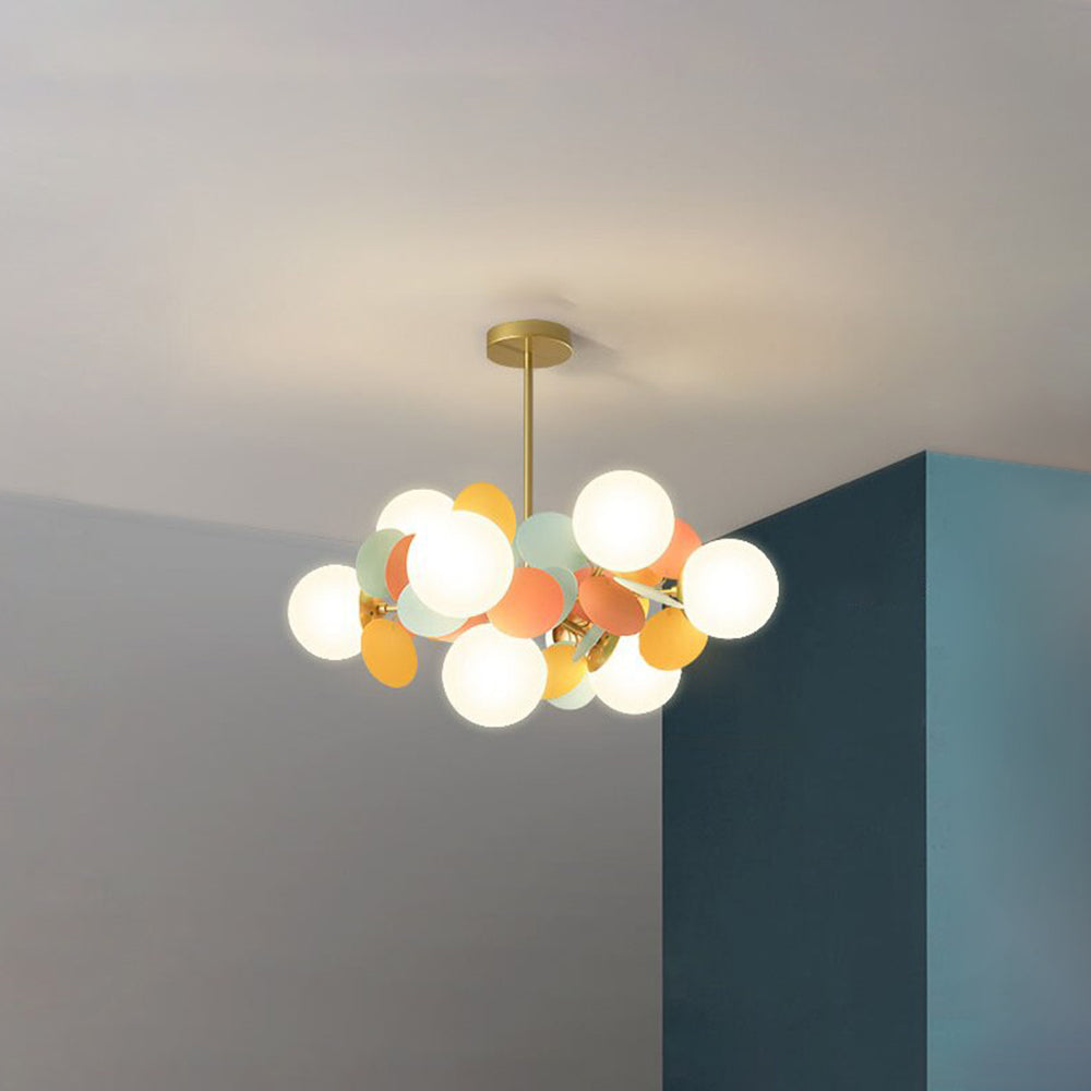 Faldenley Glass Chandelier-Moonnatur