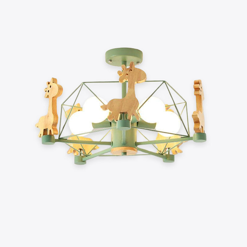 Ferrowhill Wood Ceiling Light-Moonnatur