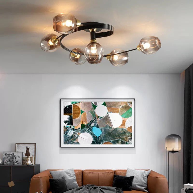 Sardenbrook Glass Ceiling Light-Moonnatur