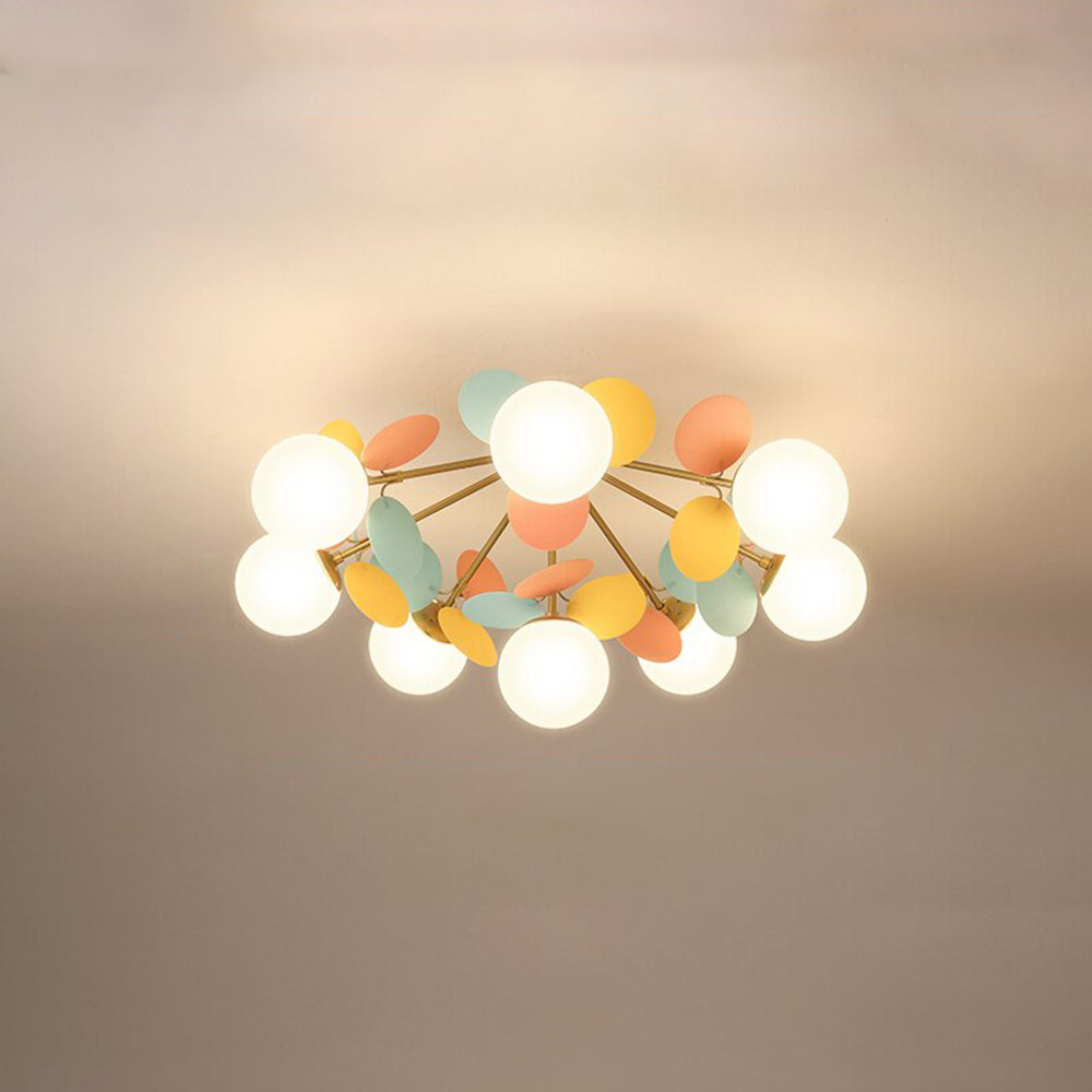 Faldenley Glass Chandelier-Moonnatur