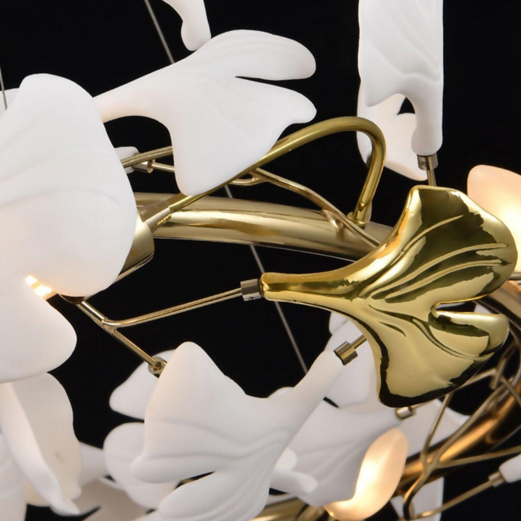 Erlenenora Ceramic Chandelier-Moonnatur