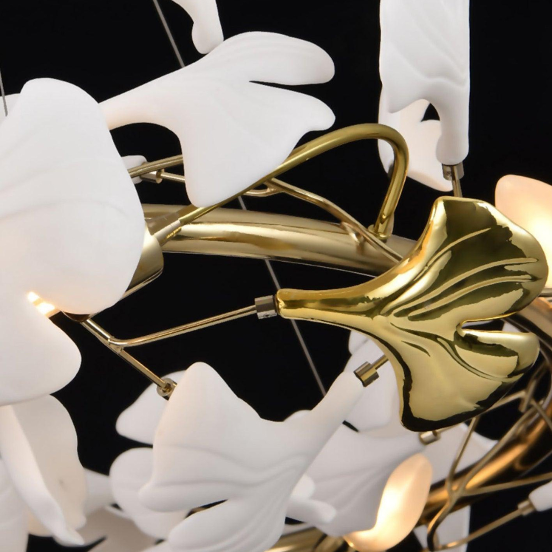 Erlenenora Ceramic Chandelier-Moonnatur