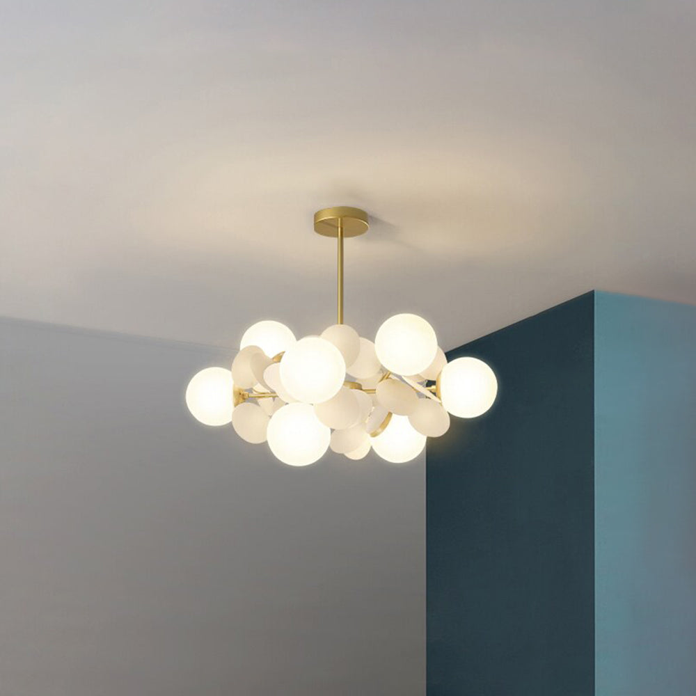 Faldenley Glass Chandelier-Moonnatur