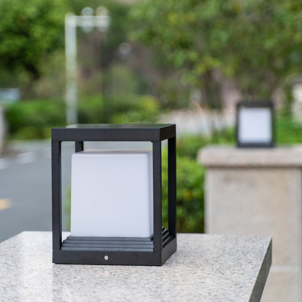 Kenrenis Metal Post Light-Moonnatur